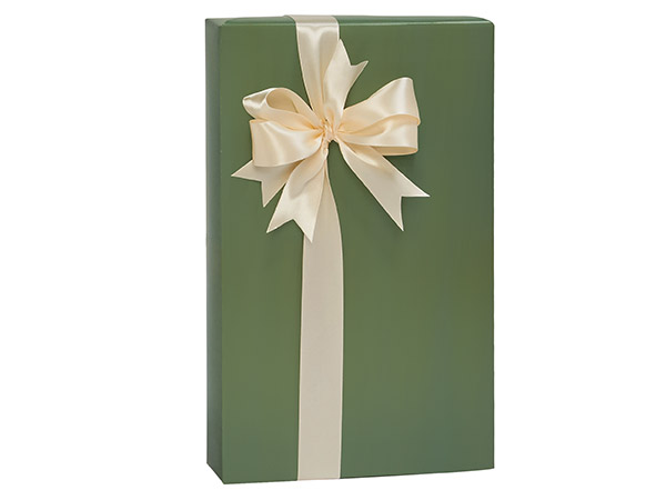 Olive Green Matte Gift Wrap, 24"x417' Counter Roll