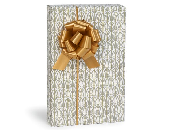 Nouveau Gold Wrapping Paper 24x417' Counter Roll