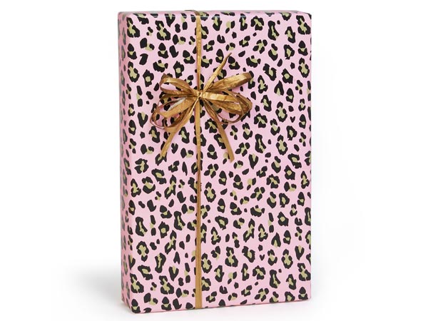 Lipstick Leopard Wrapping Paper 24"x85' Roll