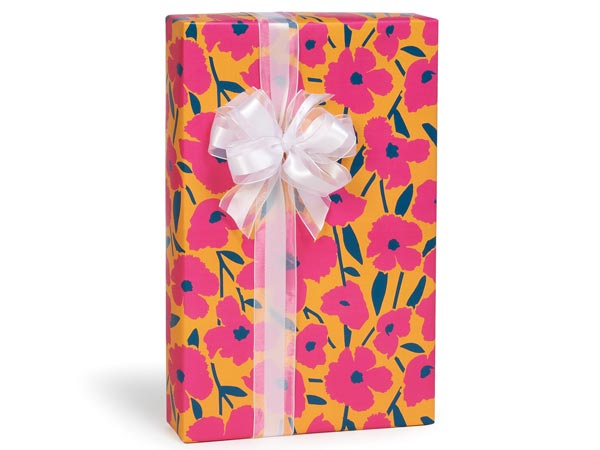 Pennie's Poppies Gift Wrap 24"x417' Counter Roll