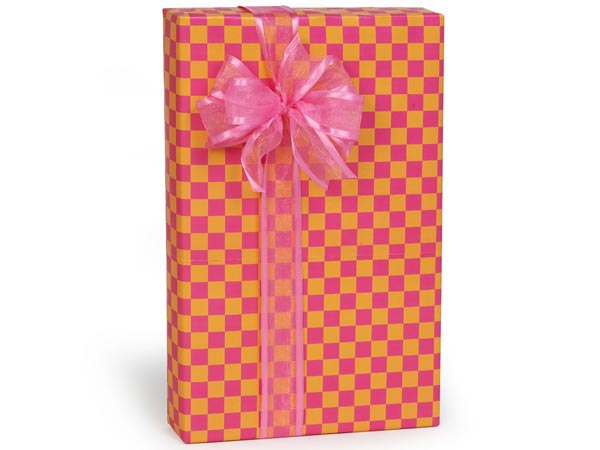 Groovy Grid Wrapping Paper 24"x417' Counter Roll