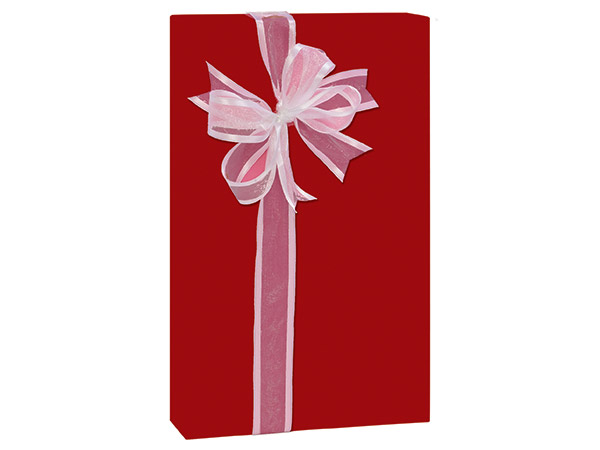 Red Matte Gift Wrap, 24"x417' Counter Roll