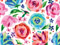 Posh Peonies Gift Wrap, 24"x417' Counter Roll-thumbnail