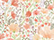 Garden Delight Flower Gift Wrap, 24"x417' Counter Roll-thumbnail