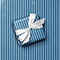 French Blue Stripe Gift Wrap, 24"x417' Counter Roll-thumbnail