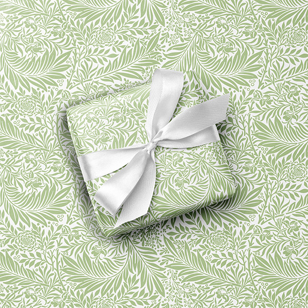 Wild Sage Floral Gift Wrap, 24"x417' Counter Roll