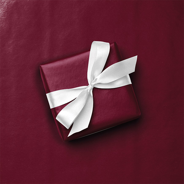 Burgundy Gloss Wrapping Paper, 24"x85' Roll