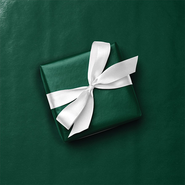 Hunter Green Gloss Wrapping Paper, 24"x417' Counter Roll
