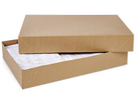 50/Case Kraft Caja Shipping Apparel Boxes 17 x 11 x 2 1/2 
