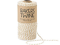 Black and White Baker's Twine, 240 yds