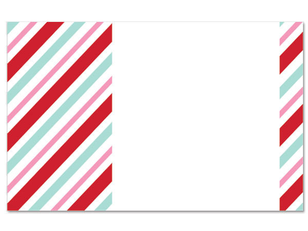 Candy Stripe Enclosure Card