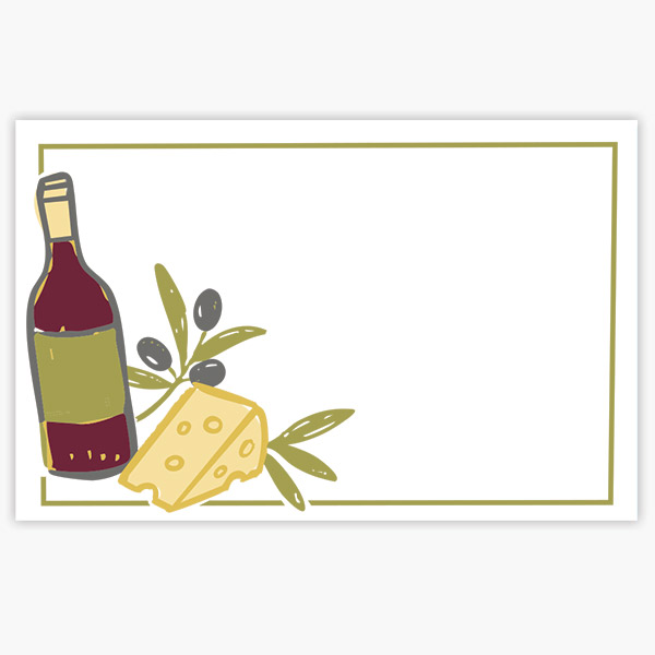 Gourmet Goodies Enclosure Card, 3.5x2.25", 50 Pack