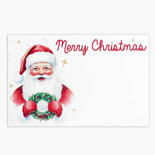 Jolly Santa Enclosure Card, 3.5x2.25", 50 Pack