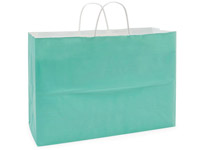 Matte Color White Paper Shopping Bags