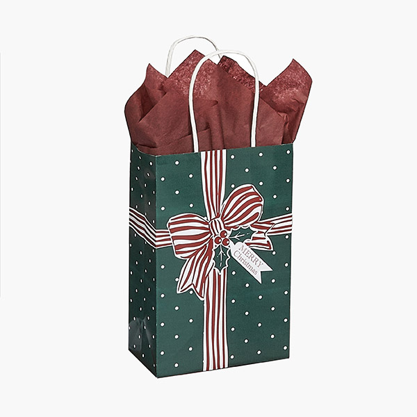 All Wrapped Up Paper Gift Bags, Rose 5.25x3.25x8.25",25 Pack
