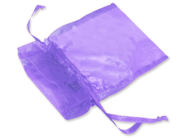 Lavender Organza Favor Bags, 2x2.5", 10 Pack