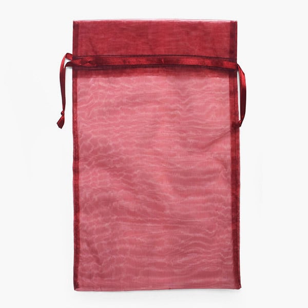 *Merlot Organza Bag, 5.5x9", 10 Pack
