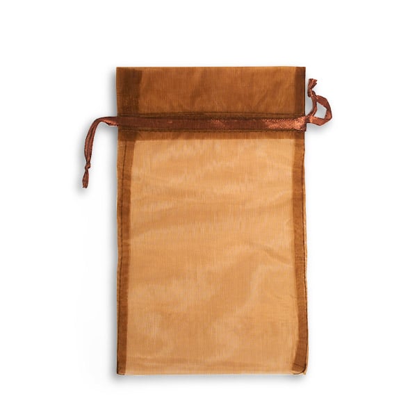 *Copper Sheer Organza Bag, 5.5x9", 10 Pack