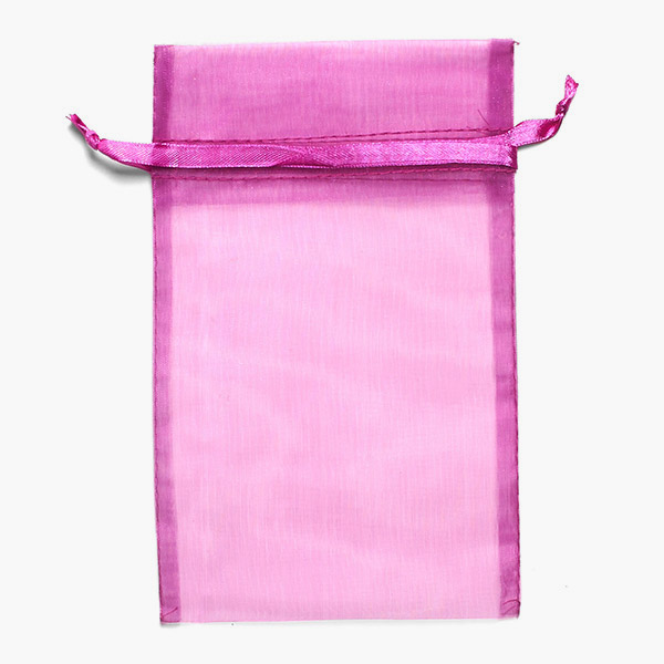 *Violet Sheer Organza Bag, 5.5x9", 10 Pack