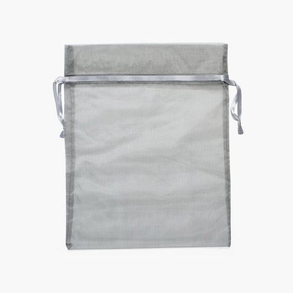 *Charcoal Sheer Organza Bag, 10x12", 10 Pack