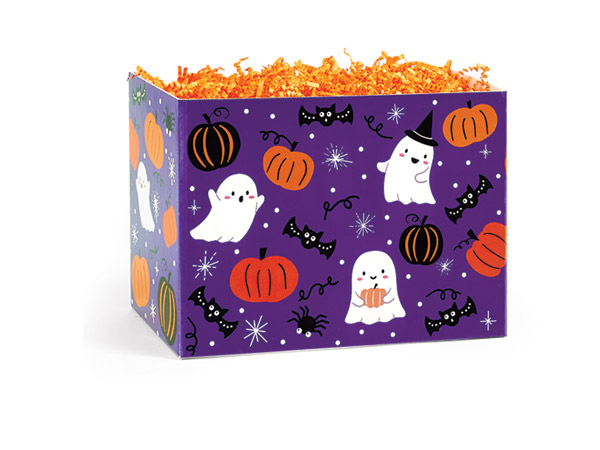 Boo Bash Basket Boxes, Small 6.75x4x5", 6 Pack