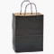 Black Recycled Kraft Bags, Cub 8x4.75x10.5", 250 Pack-thumbnail