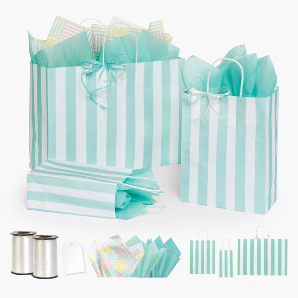 Cabana Stripe Aqua Wrap Pack