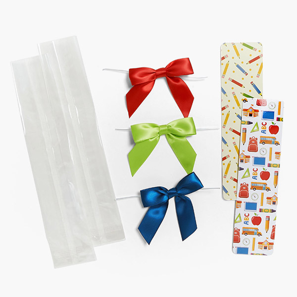 Back To School Cookie Backer Wrap Pack, 2 x 7.5", 308 Pcs