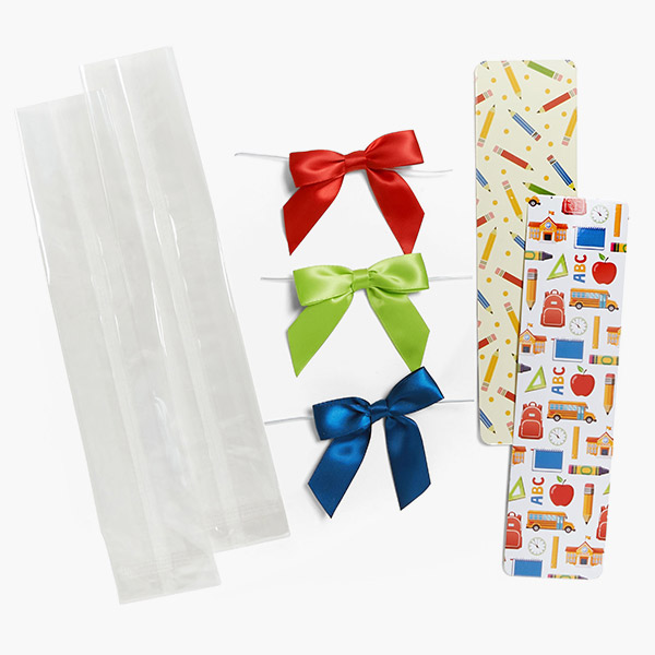 Back To School Cookie Backer Wrap Pack, 2.625 x 9.5", 308 Pcs