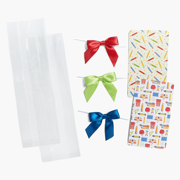 Back To School Cookie Backer Wrap Pack,  3.75 x 6.5", 308 Pcs