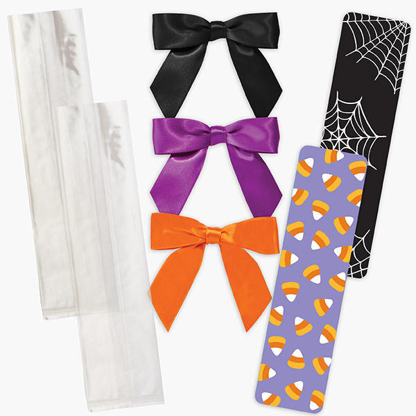 Candy Corn Cookie Backer Wrap Pack, 2.625 x 9.5", 308 Pcs
