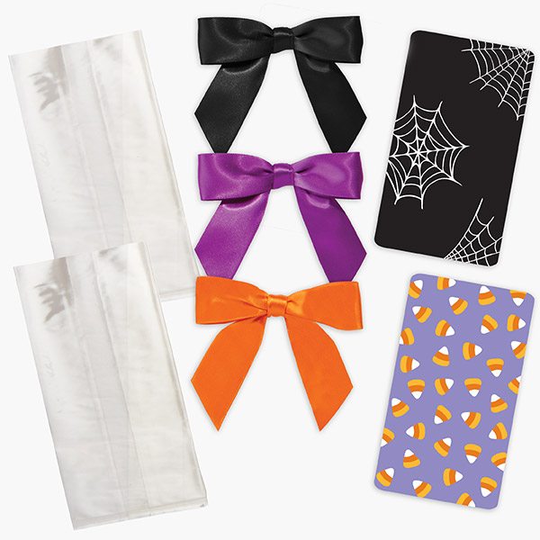 Candy Corn Cookie Backer Wrap Pack, 3.75 x 6.5", 308 Pcs