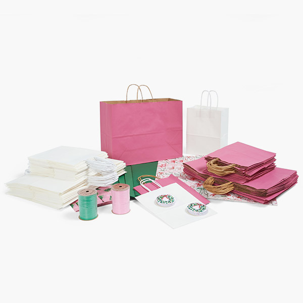 Christmas Pink, White and Green Wrap Pack
