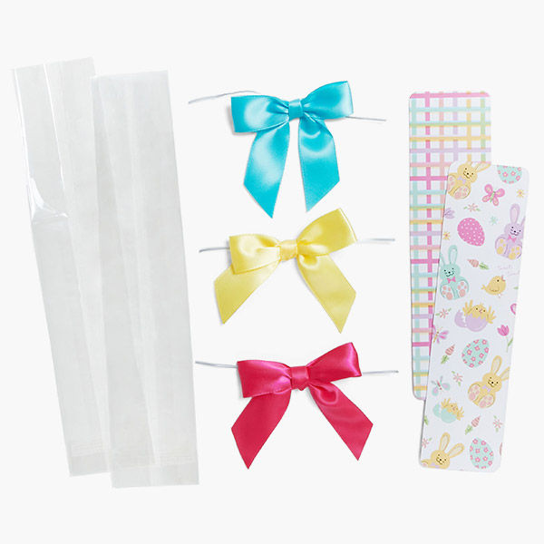 Easter Tweets Cookie Backer Wrap Pack, 2 x 7.5", 308 Pcs