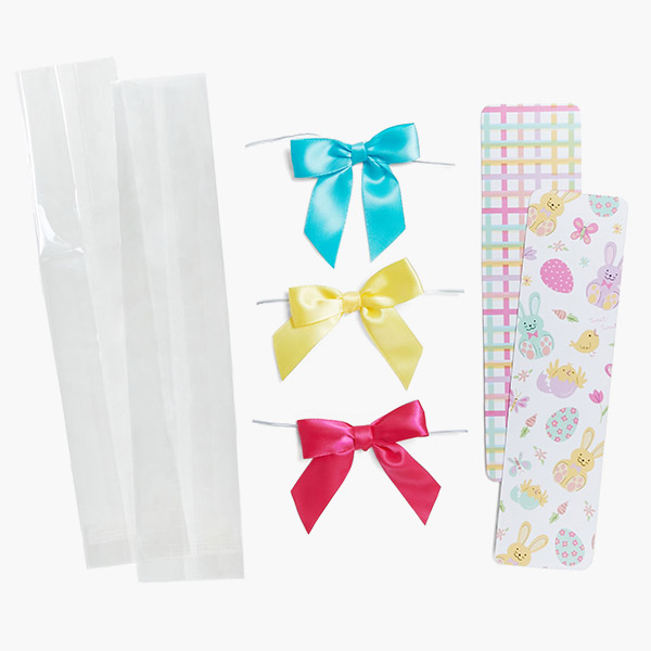 Easter Tweets Cookie Backer Wrap Pack, 2.625 x 9.5", 308 Pcs