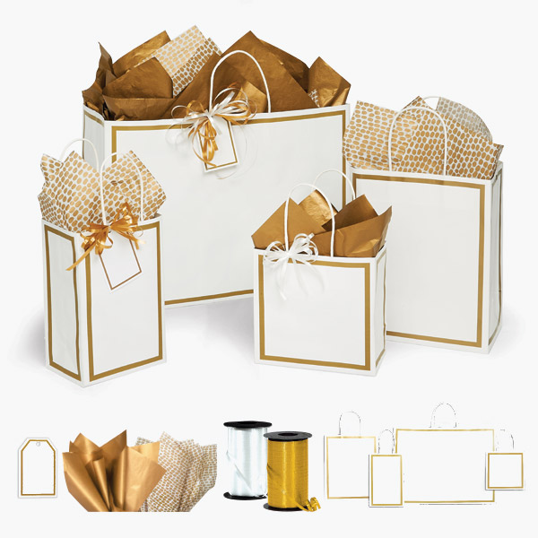 Gold Luxe Borders Wrap Pack
