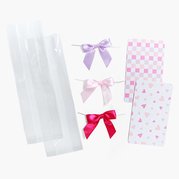 Groovy Hearts Cookie Backer Wrap Pack,  3.75 x 6.5", 308 Pcs
