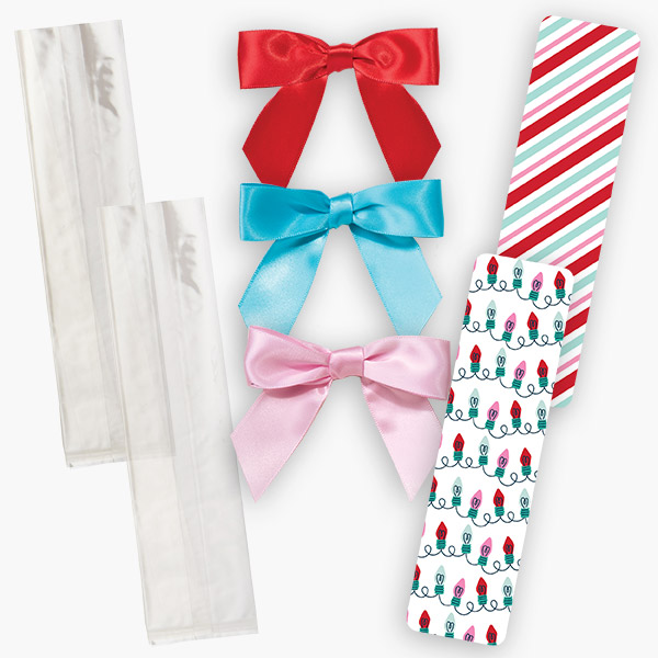 Holiday Lights Cookie Backer Wrap Pack, 2 x 7.5", 308 Pcs