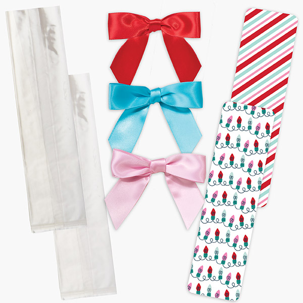 Holiday Lights Cookie Backer Wrap Pack, 2.625 x 9.5", 308 Pcs