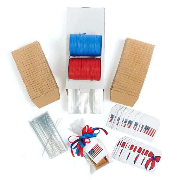 American Flag Mini Loaf Pan Gift Wrap Pack