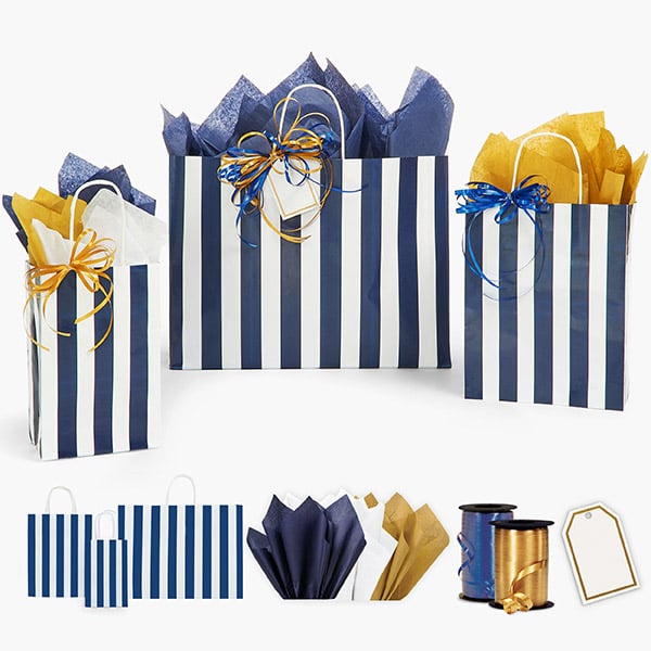 Cabana Stripes Navy Wrap Pack