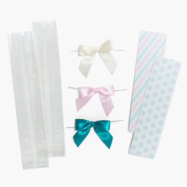 Pastel Floral Cookie Backer Wrap Pack, 2.625 x 9.5", 308 Pcs