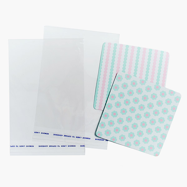Pastel Floral Cookie Backer Wrap Pack, 4.375 x 4.375", 200 Pcs