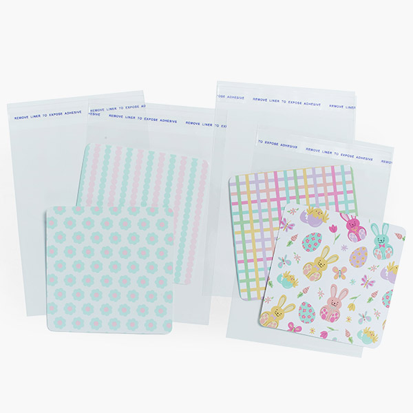 Easter Assortment Cookie Backer Wrap Pack,  4.375 x 4.375", 200 Pcs
