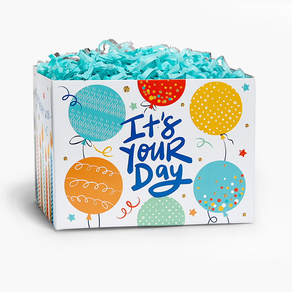 Birthday Wish Basket Box, Large 10.25x6x7.5", 6 Pack