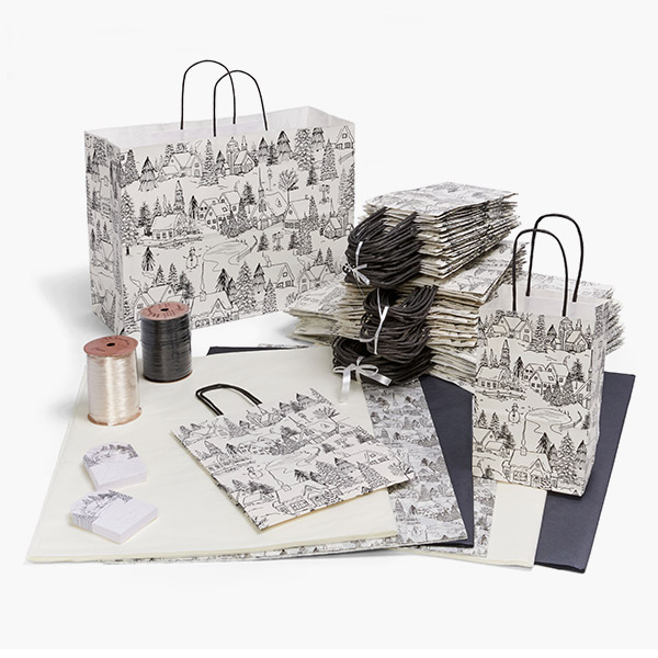 Winter Toile Wrap Pack