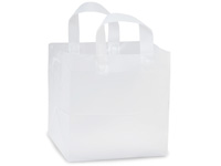 Heads M-PLWB Plain Transparent Vinyl Bags, Horizontal 8.7 x 7.3 x 3.1  inches (22 x 18.5 x 8 cm), 10 Pieces, Wrapping Bags