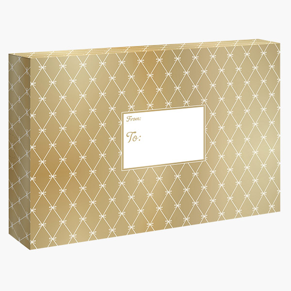 Beautiful Bday Gold Large Mailing Boxes, 18x12x3", 42 pack