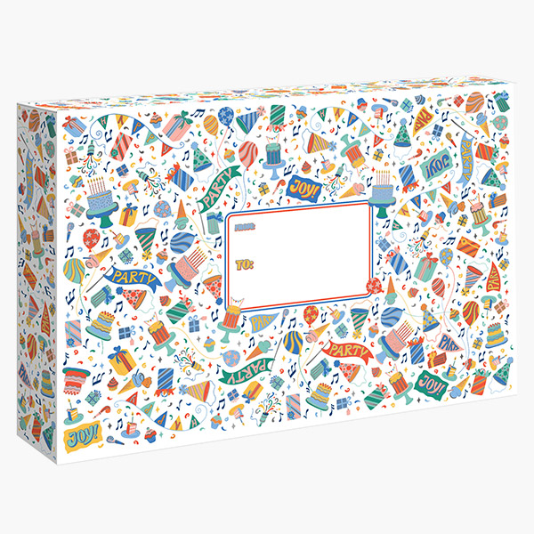 Let's Party Large Mailing Boxes, 18x12x3", 42 pack