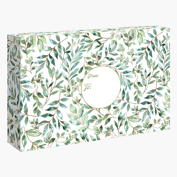 Elegant Leaves Large Mailing Boxes, 18x12x3", 42 pack
